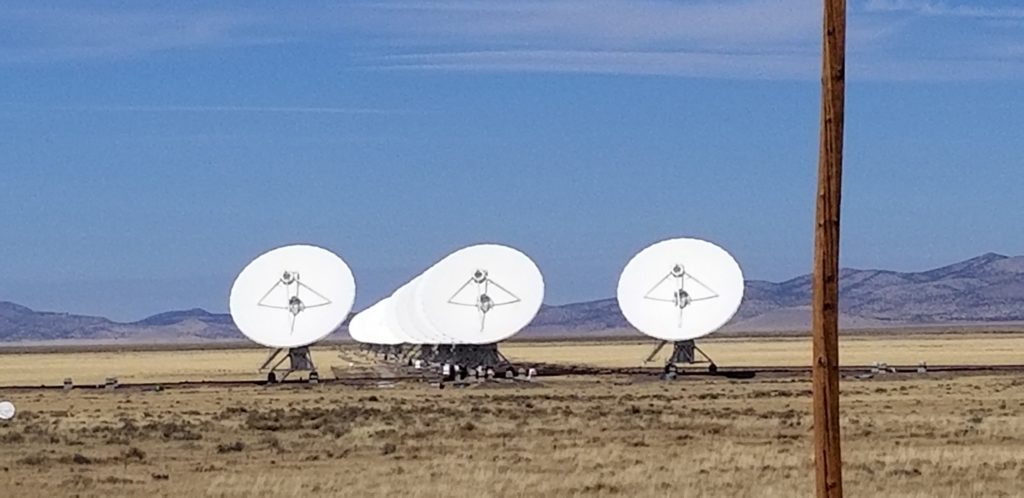 Radio telescopes of VLA