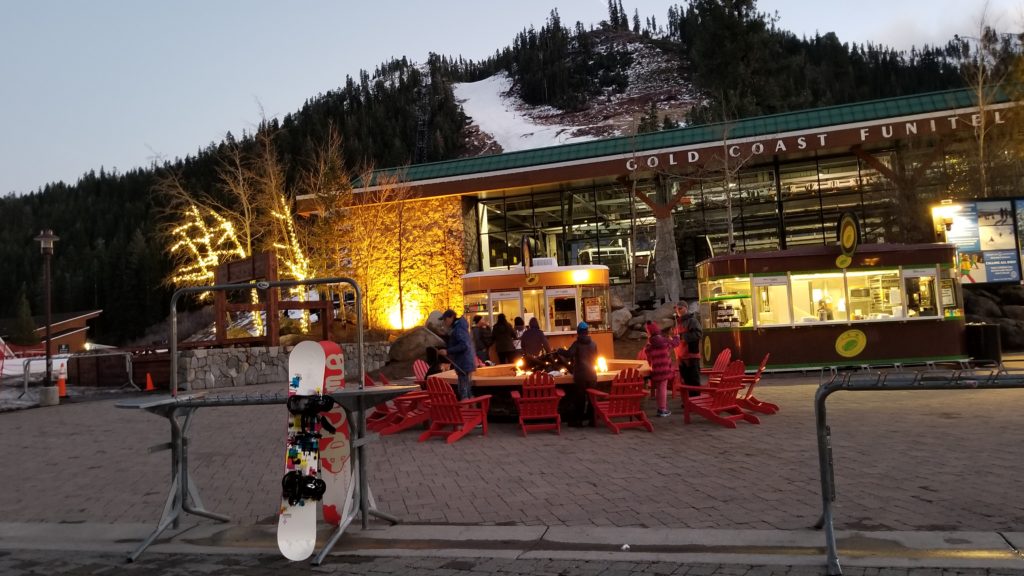 Apres ski at Squaw Valley Village