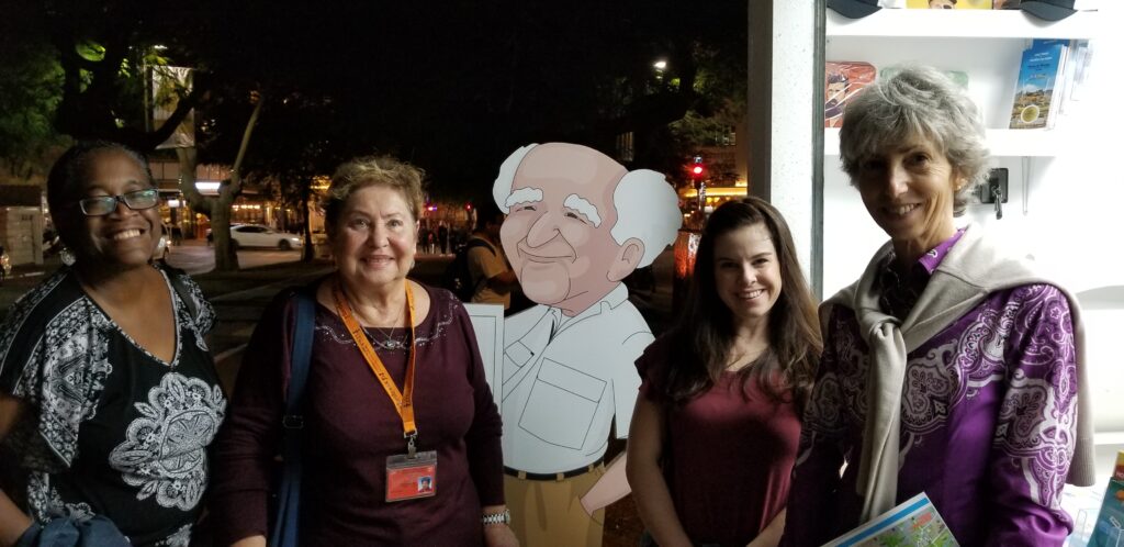 Pose with former prime minister Ben-Gurion along Tel Aviv's Independence Trail.