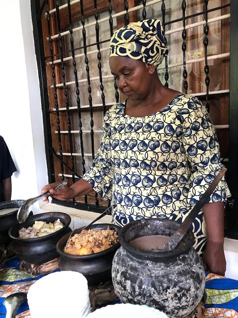 The cuisine of Tanzania uses bananas in many dishes.