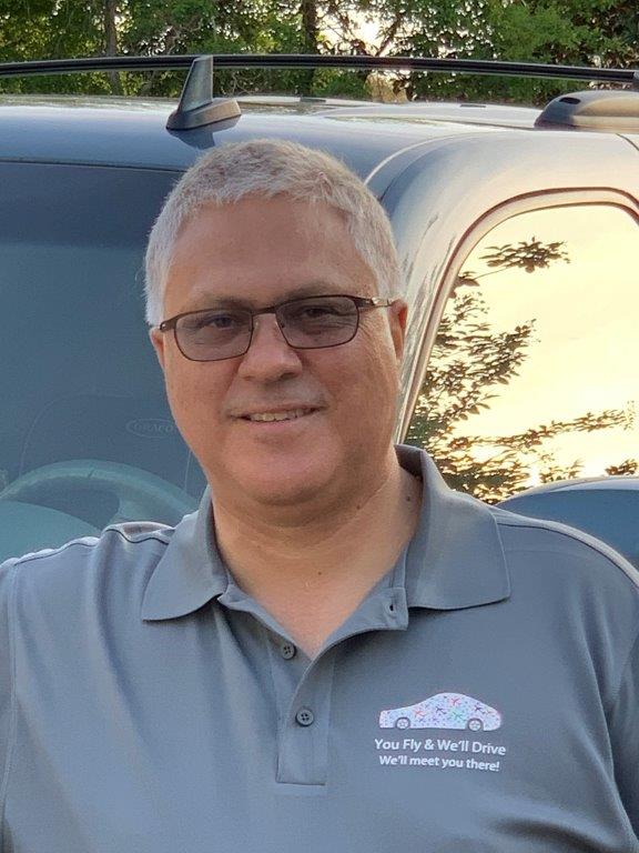 Luke, owner of You Fly & We'll Drive transportation services.