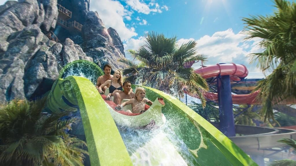 Krakatau Aquacoaster at Volcano Bay.