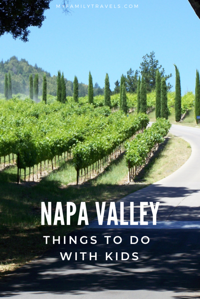 Enjoy Napa Valley with the kids Pin.