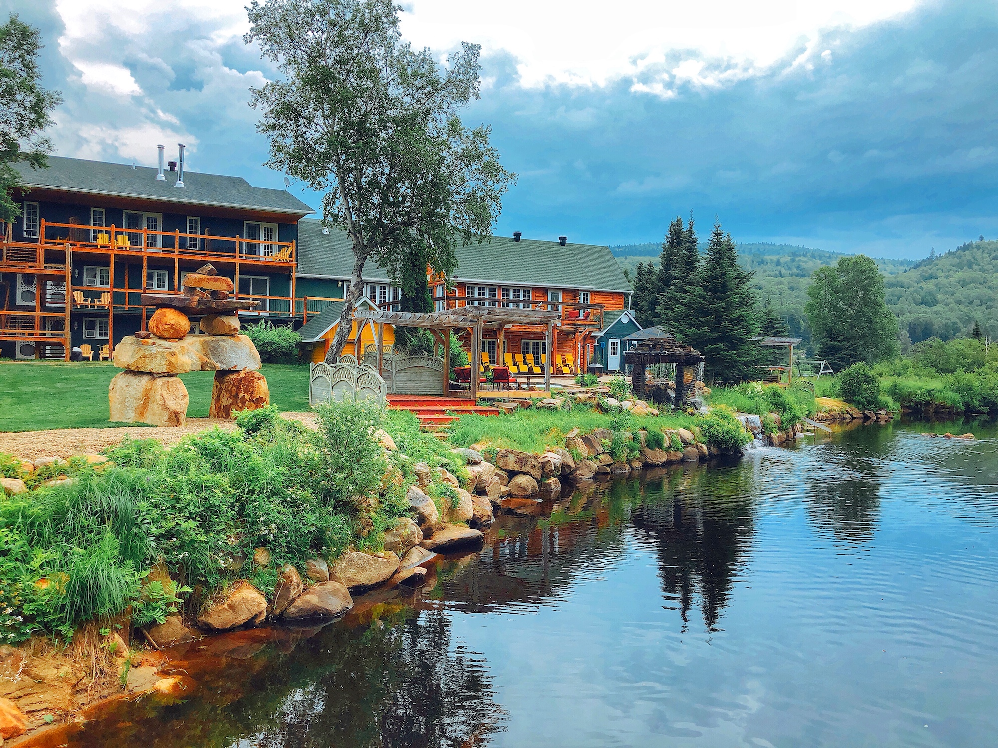 The rustic l’Auberge du Vieux Moulin
