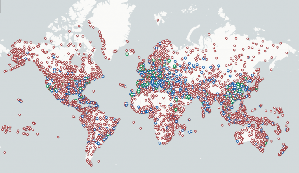 Airport map provided by FlightsFrom.com