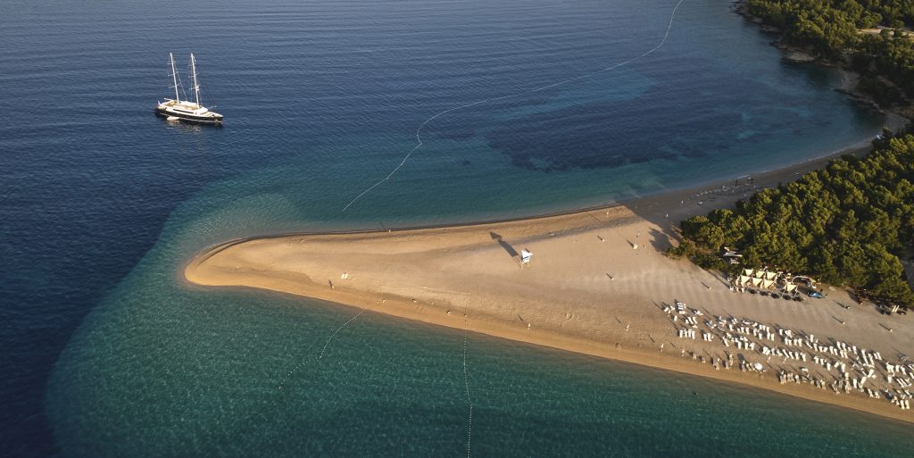 Brac Island has some of the most beautiful beaches and is one of the best places to sail in Croatia.