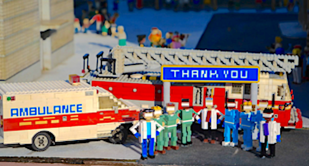Legoland California Miniland Thanks First Responders to COVID