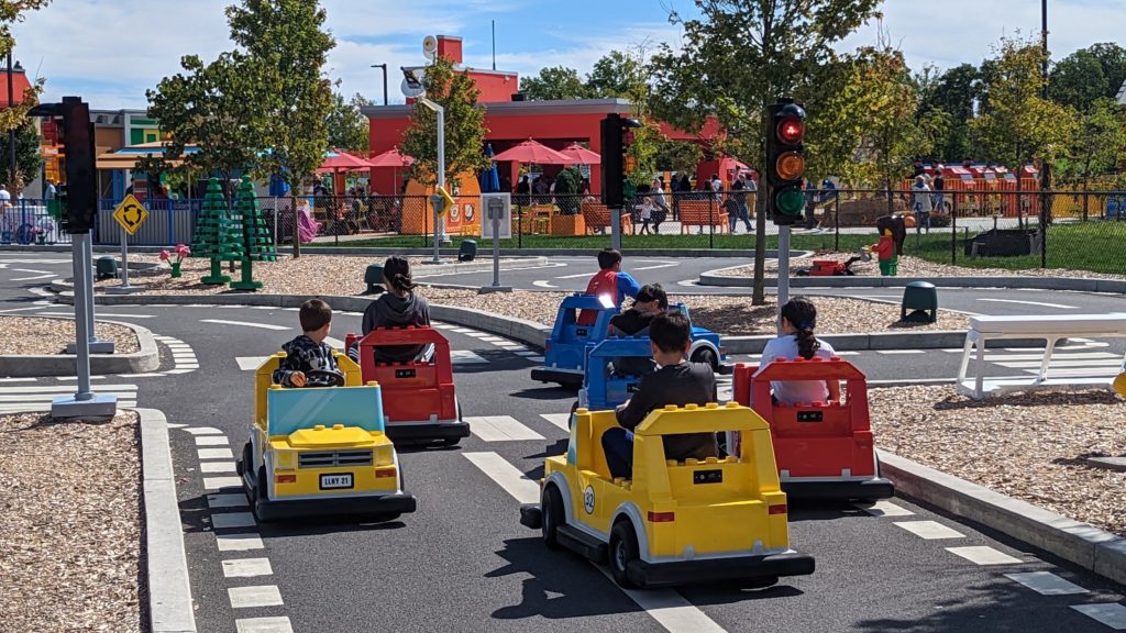 LEGO Driving School awards all graduates a driver's license.