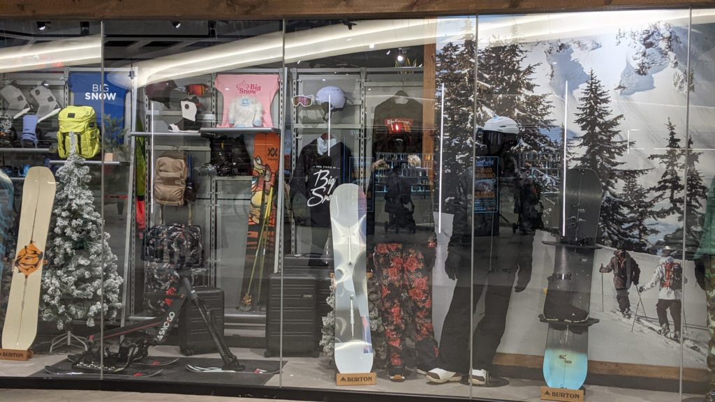 Big Snow has a pro shop in the American Dream Mall in New Jersey.