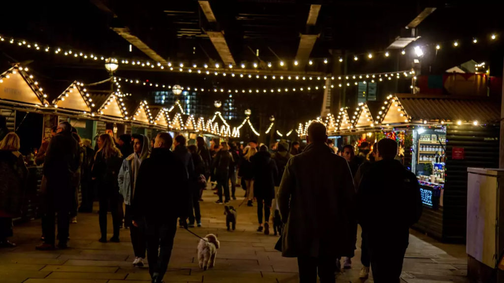 Winter Market at the Southbank Centre Winter Festival, London. Photo c. Southbank Centre