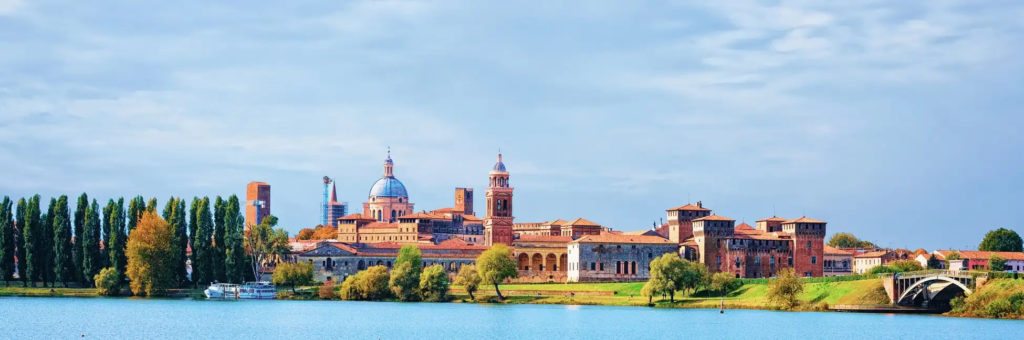 View of the Italian shoreline from the Po River, a favorite destination of European family river cruises. Photo c. CroisiEurope