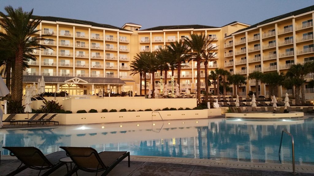 From the beautiful beach, you can see how big the Omni Amelia Island Plantation really is.