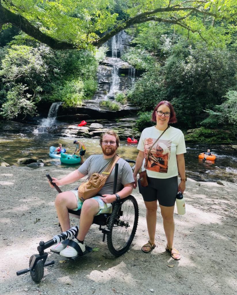 Deep Creek Adaptive Hiking program seves teh disabled at Smoky Mountains National Park. Photo c. NPS