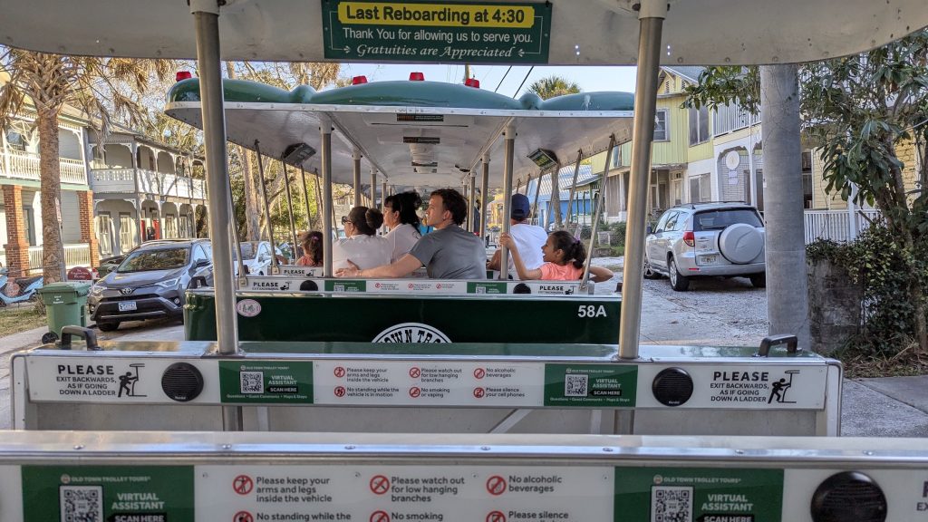 Old Town Trolley conveniently stops at several sites of Black heritage in town.