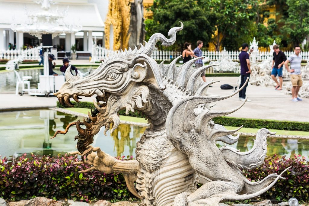 White Temple in Chiang Rai. c. josch for pixabay.