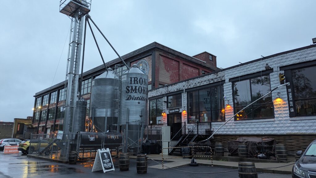 The Iron Smoke Distillery is one of many businesses in a converted Fairport, NY mill. 