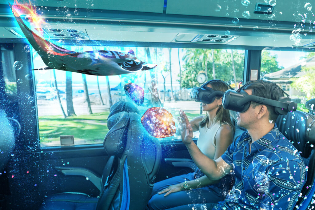 Put on extended reality headsets and live the good life, virtually and in real life, on an XPlore Ride tour of Oahu, Hawaii.