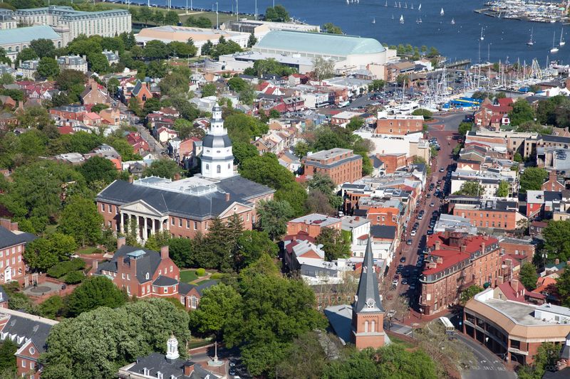 Annapolis With Colonial Architecture
