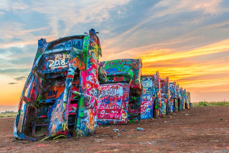 Cadillac Ranch in Amarillo