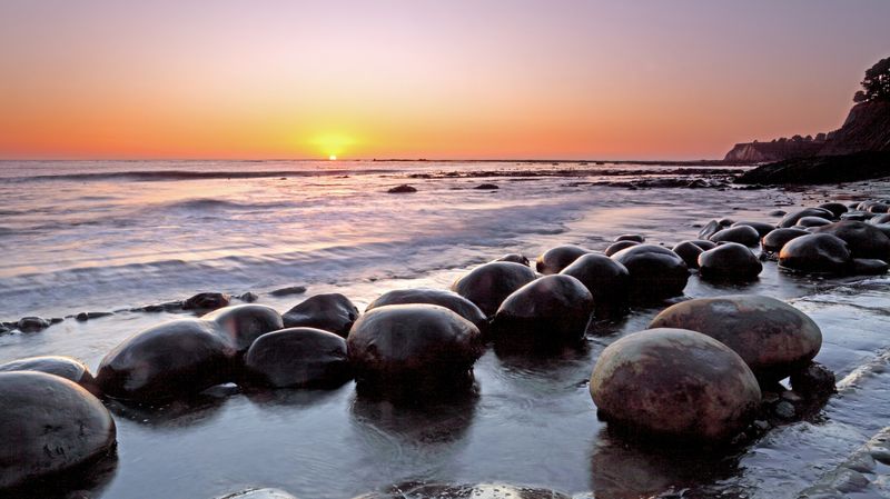 Bowling Ball Beach in Mendocino County