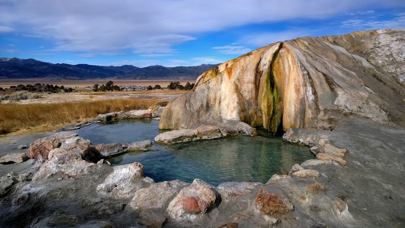 Travertine Hot Springs: Nature's Limestone Masterpiece