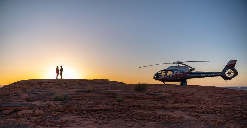 Sunset Helicopter Tour Over The Strip