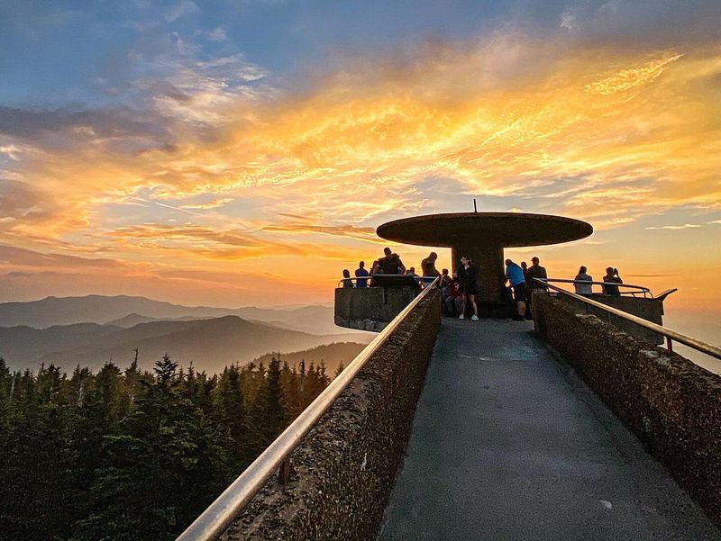 Clingmans Dome in Great Smoky Mountains National Park