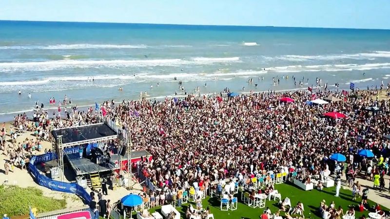 South Padre Island in Peak Spring Break