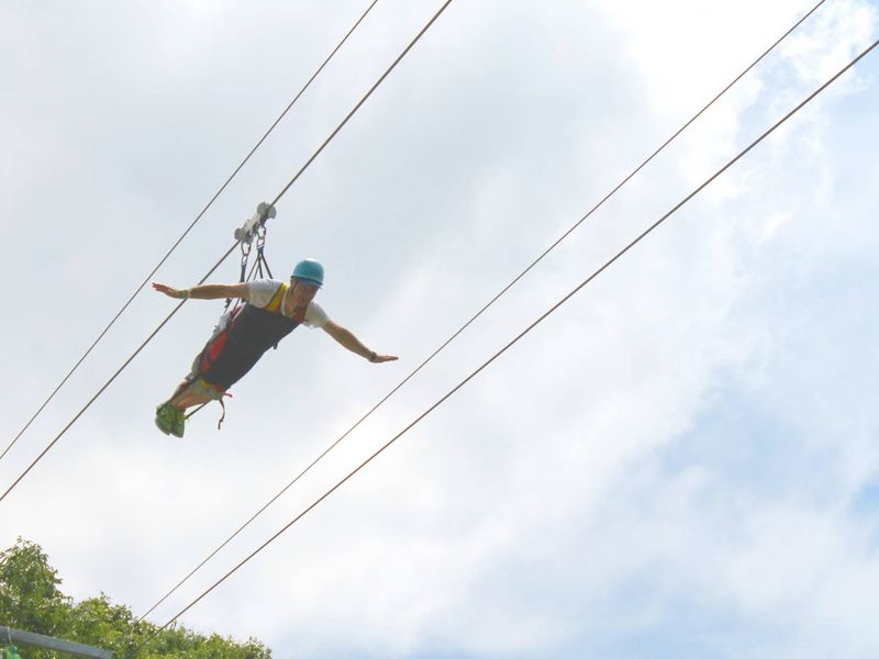 Mega Zip Line at River Riders