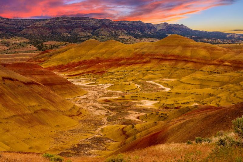 Painted Hills in Oregon for Striking Earth Tones