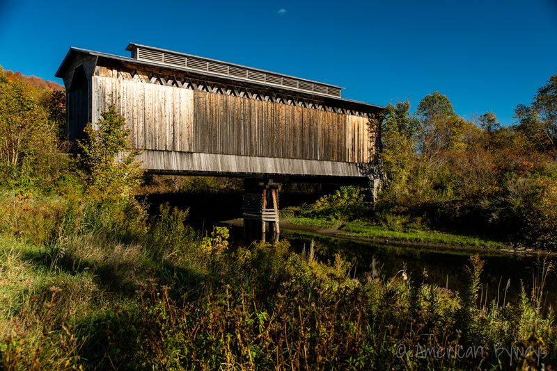 Fisher Covered Railroad Bridge: Trains of the Past