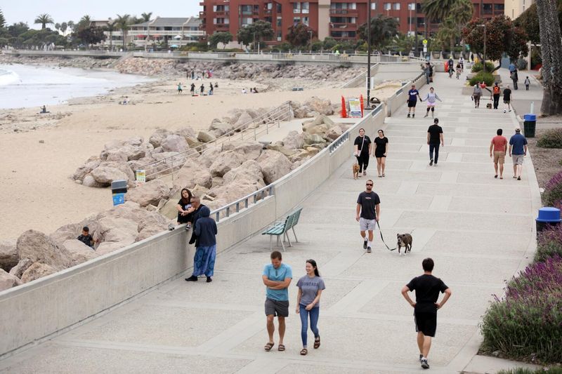 Promenade Park Beach in Ventura