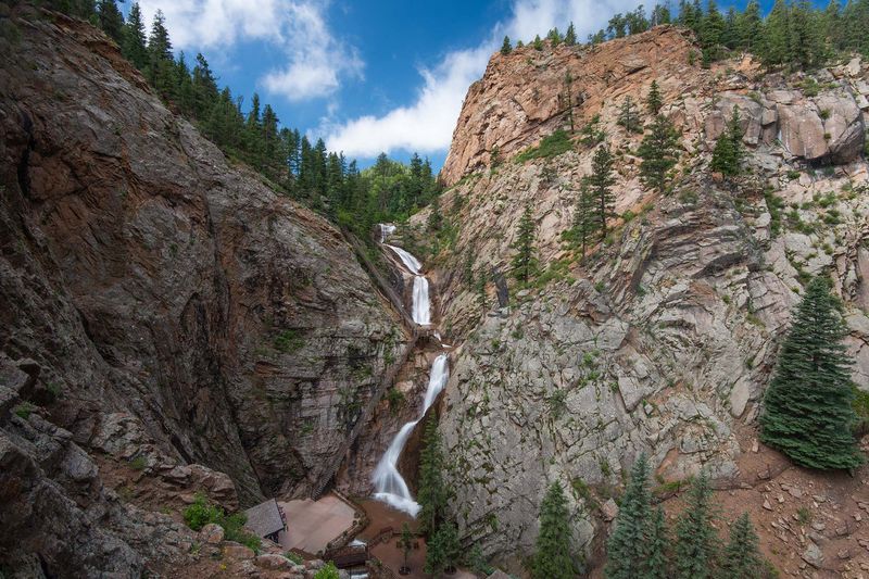 Nature's Cathedral: Seven Falls' Thundering Symphony