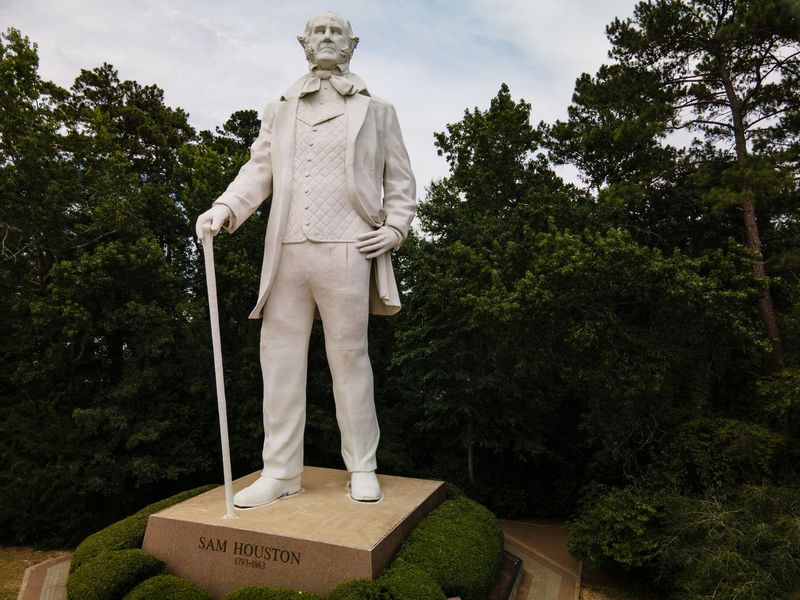Giant Sam Houston Statue in Huntsville
