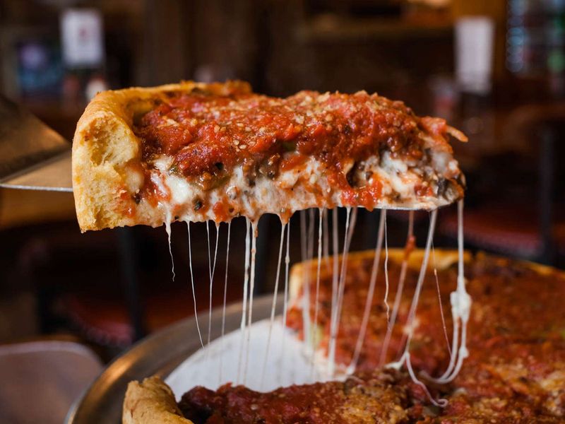Deep-Dish Pizza as the Only Food Stop