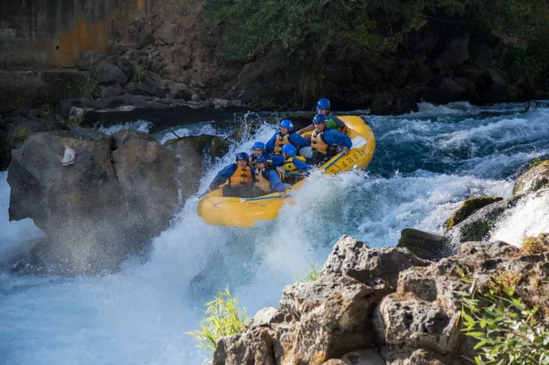 White Salmon River's Husum Falls Plunge