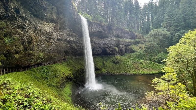 Silver Falls State Park from Silverton