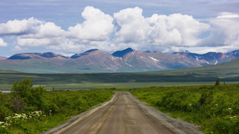 Denali Highway for Views of Alaska Range Peaks