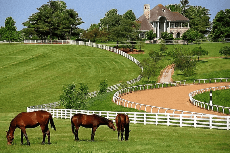 Winchester Road Leading Toward Horse Country