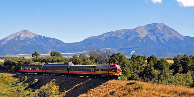 San Luis and Rio Grande Railroad Crossing Southern Colorado