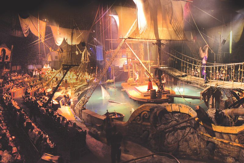 A Live Pirate Adventure with Stunts and Swordplay
