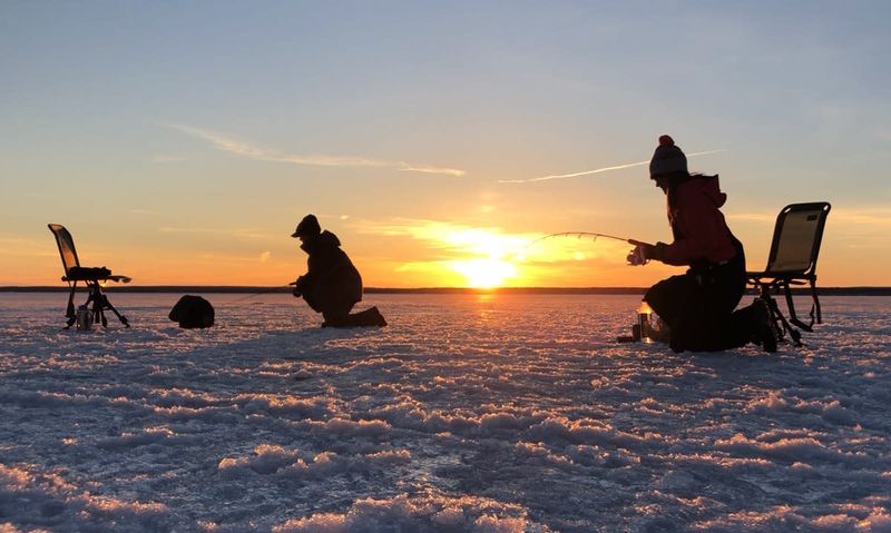 Ice Fishing: Where Michiganders Vacation on Frozen Lakes