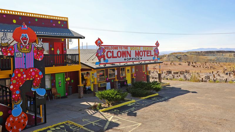 The Clown Motel in Tonopah