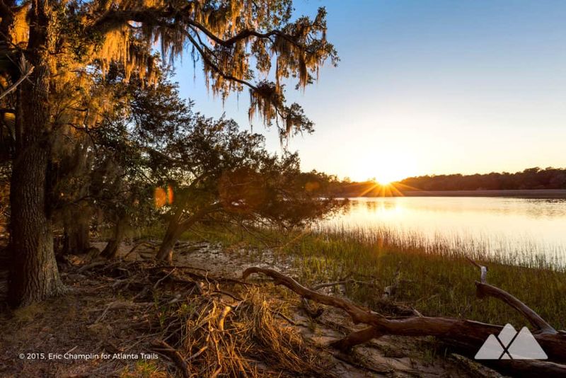 Savannah River Parkway With Coastal Scenery