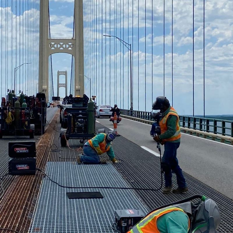 Mackinac Bridge Lane Closures Due to Maintenance