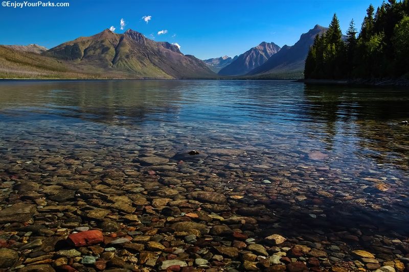 Lake McDonald Shore Trail: Scenic But Swarming