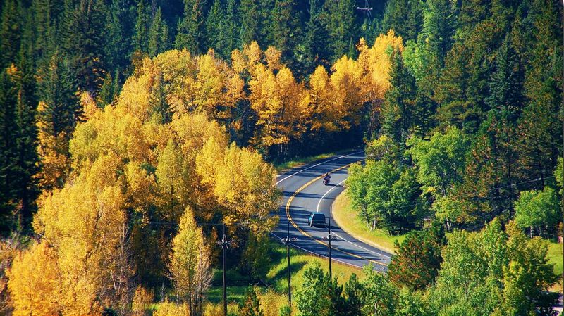 Peak to Peak Highway Between Estes Park and Black Hawk