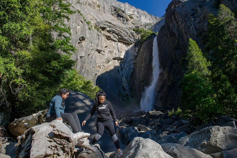 Lower Yosemite Falls Logjam