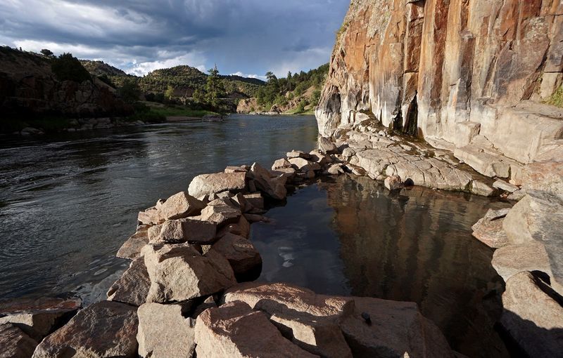 Radium Hot Springs: The Free Riverside Soak