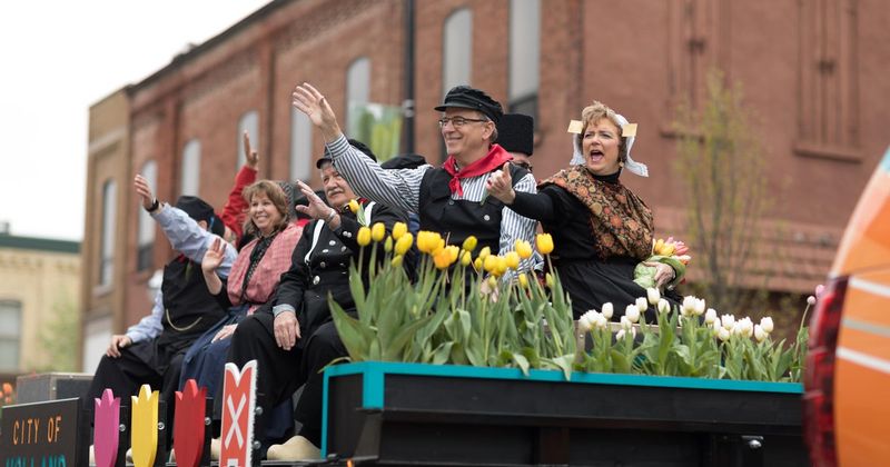 Holland Tulip Festival Traffic Snarl